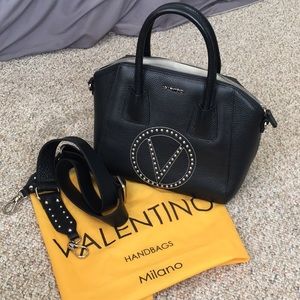 Valentino Minimi Leather Satchel